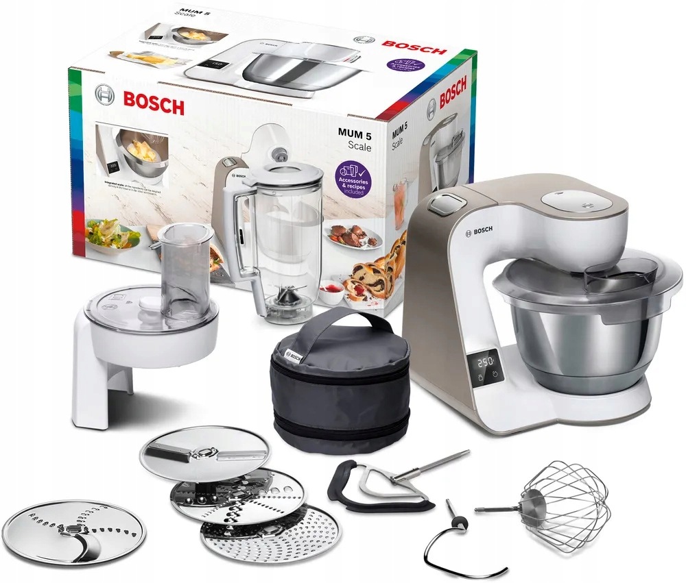 Kuchyňský robot s integrovanou váhou Bosch Mum 5 MUM5XW20