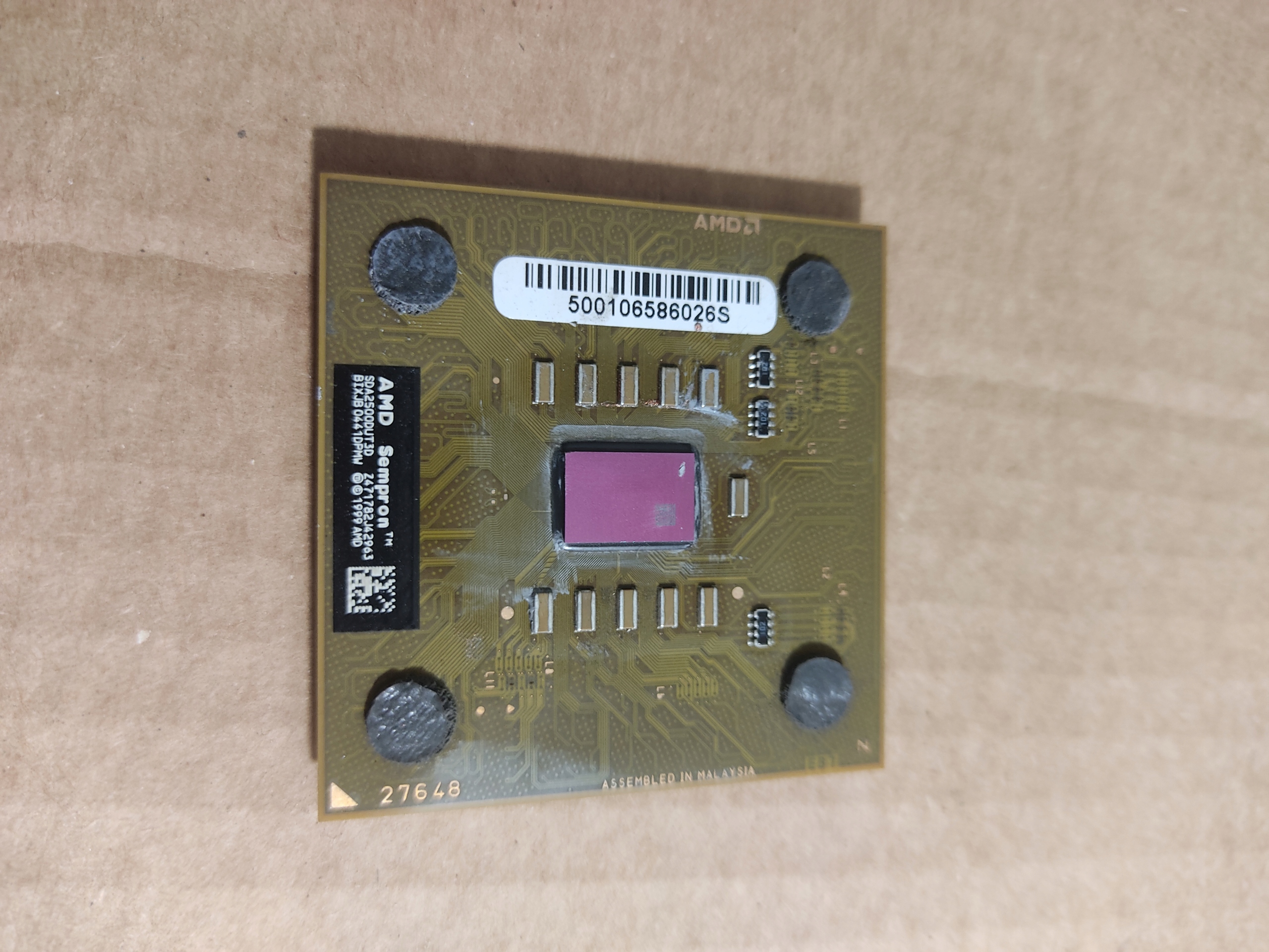 Socket 754 Sda2800aio3bx AMD SEMPRON 2800+ GHZ PROCESSOR