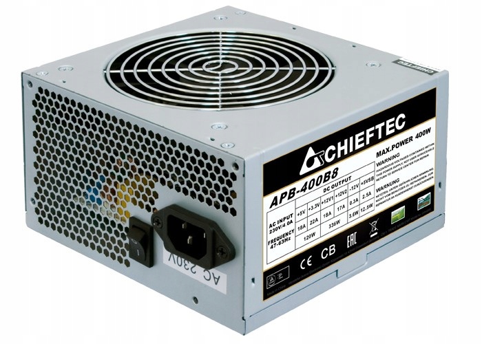 Chieftec Value napájací zdroj, APB-500B8, 500W, ATX-12V V.2.3 , typ…