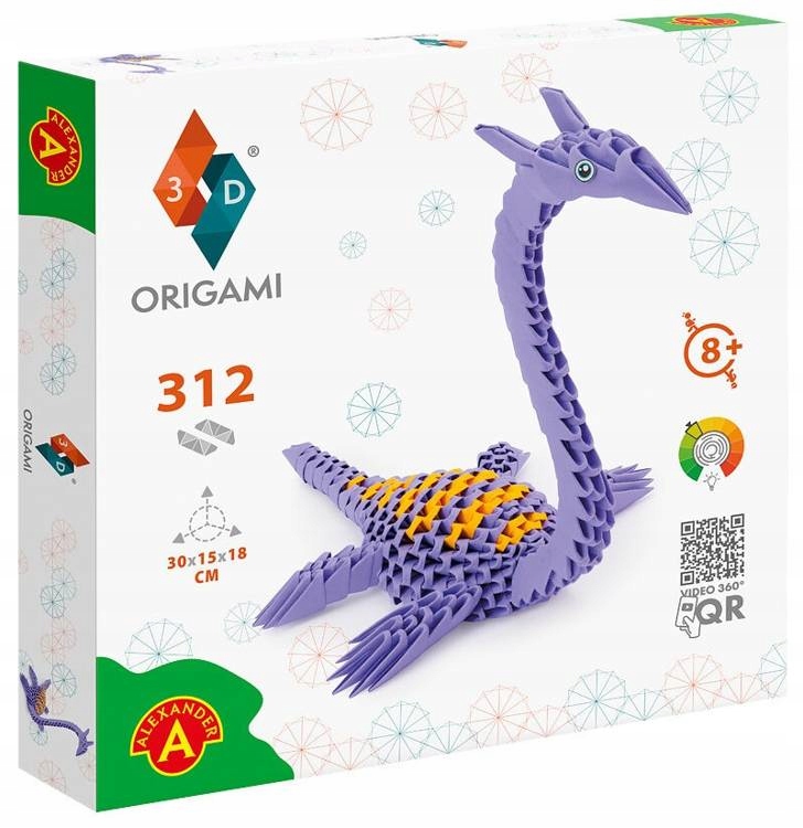

Alexander Zestaw Origami 3D Plezjozaur 2575