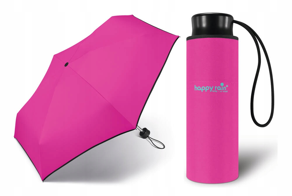 

Kieszonkowa Ultra Mini parasolka Happy Rain 16 cm