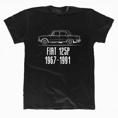 

T-shirt koszulka Duży Fiat 125P 1967-1991