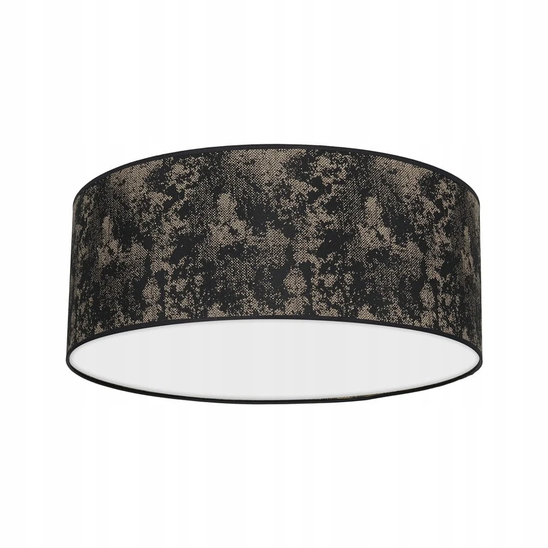 Stropná lampa Milagro Satino 40 cm 2x60W E27 čierna tkanina