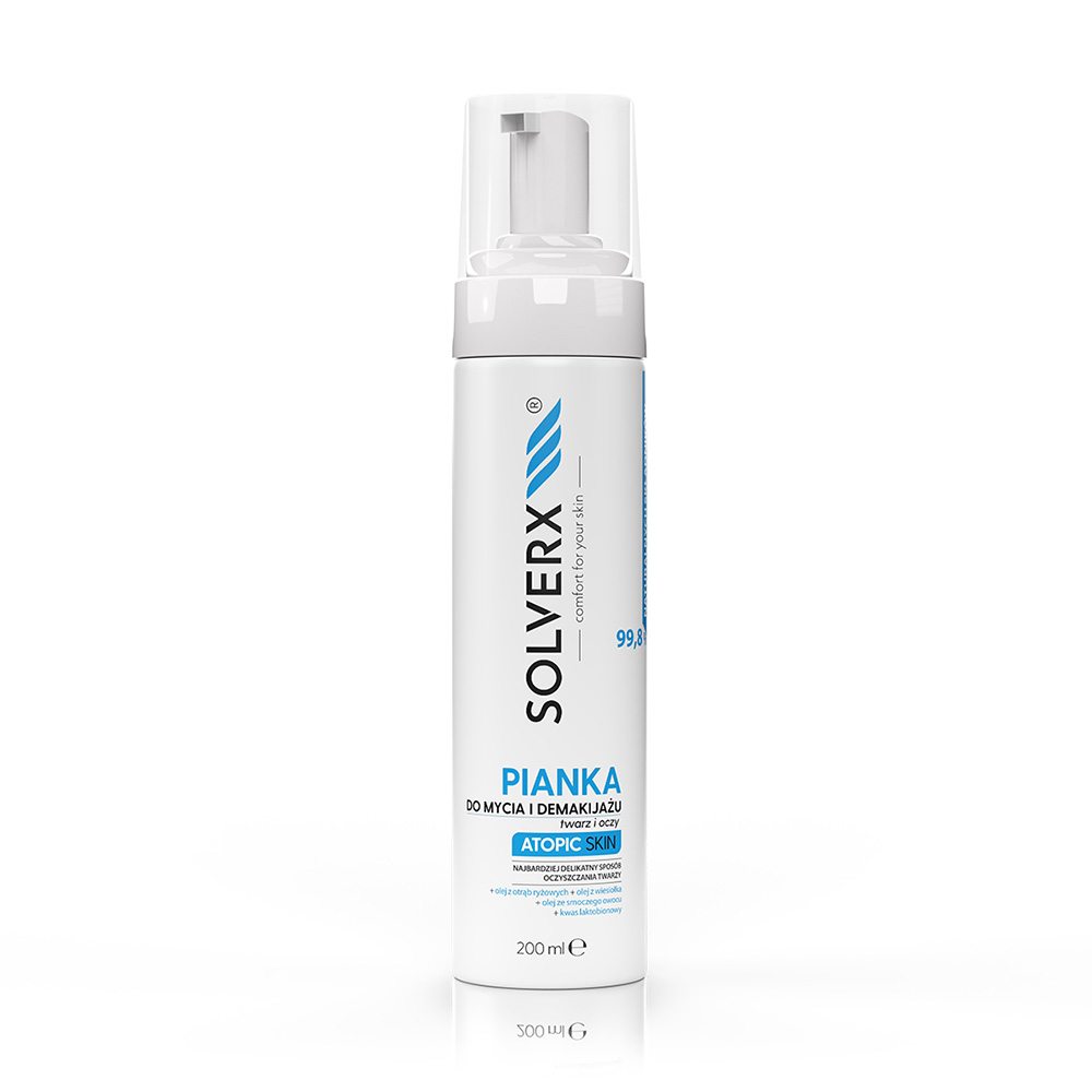 

Solverx Atopic Skin pianka do mycia i demakijażu