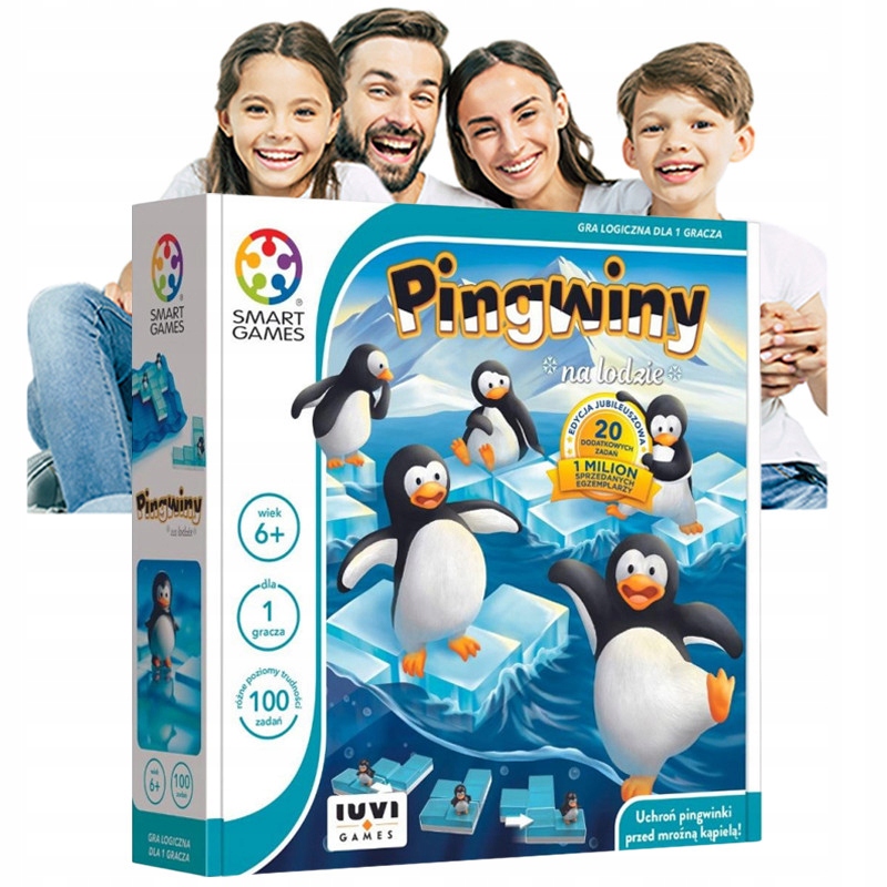 Gry Planszowe dla Dzieci Pingwiny na Lodzie