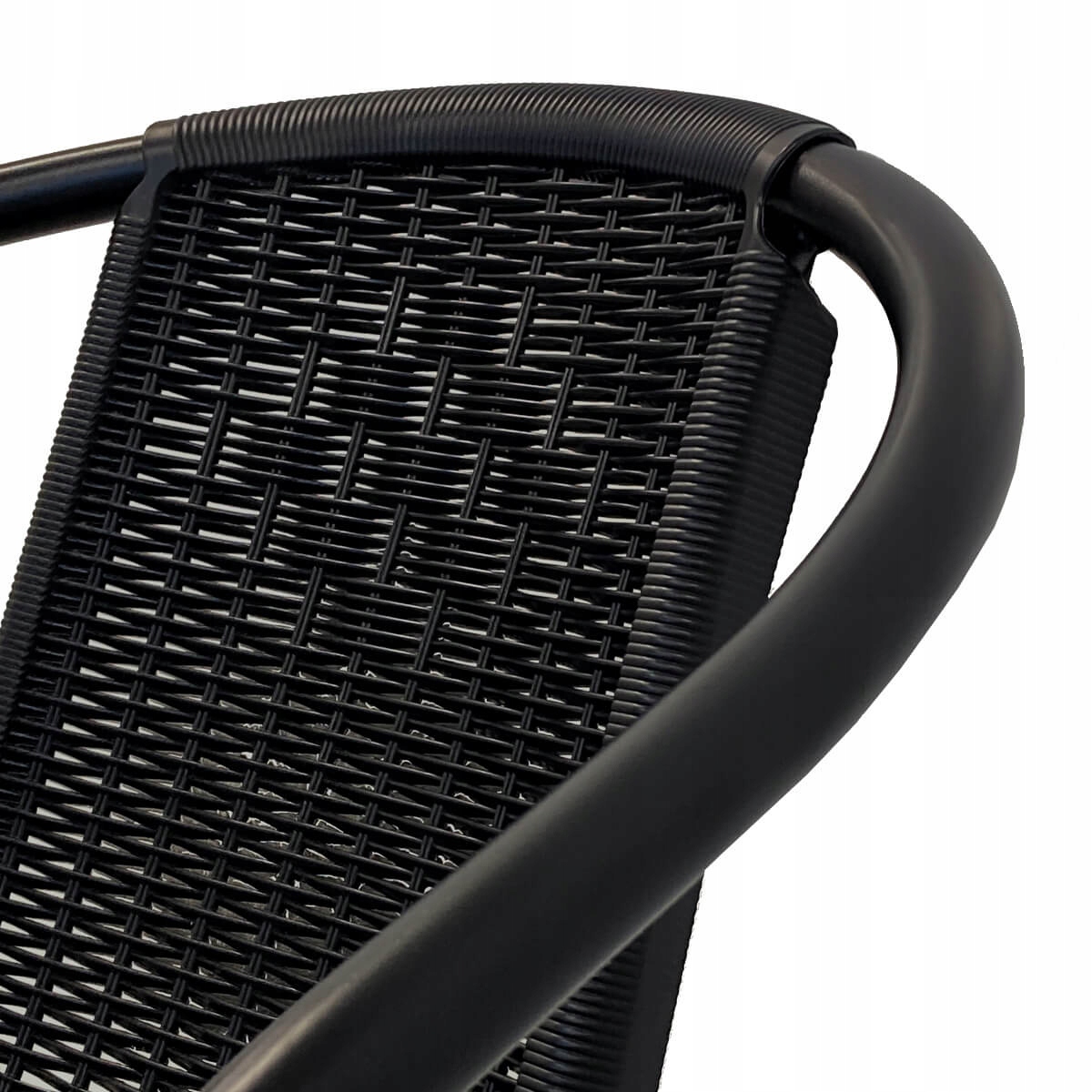 Zestaw 4 krzeseł ogrodowych - komplet FLORA Materiał dominujący metal