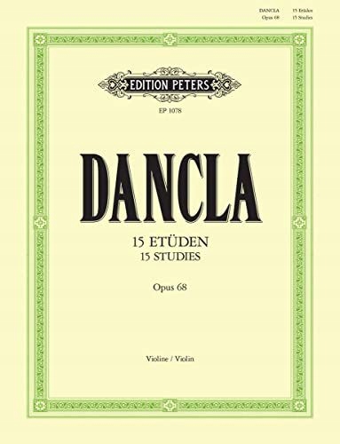 CHARLES DANCLA-ETUDES(15) OPUS 68-VIOLIN-INSTRUMENTAL WORK - Charles Dancla