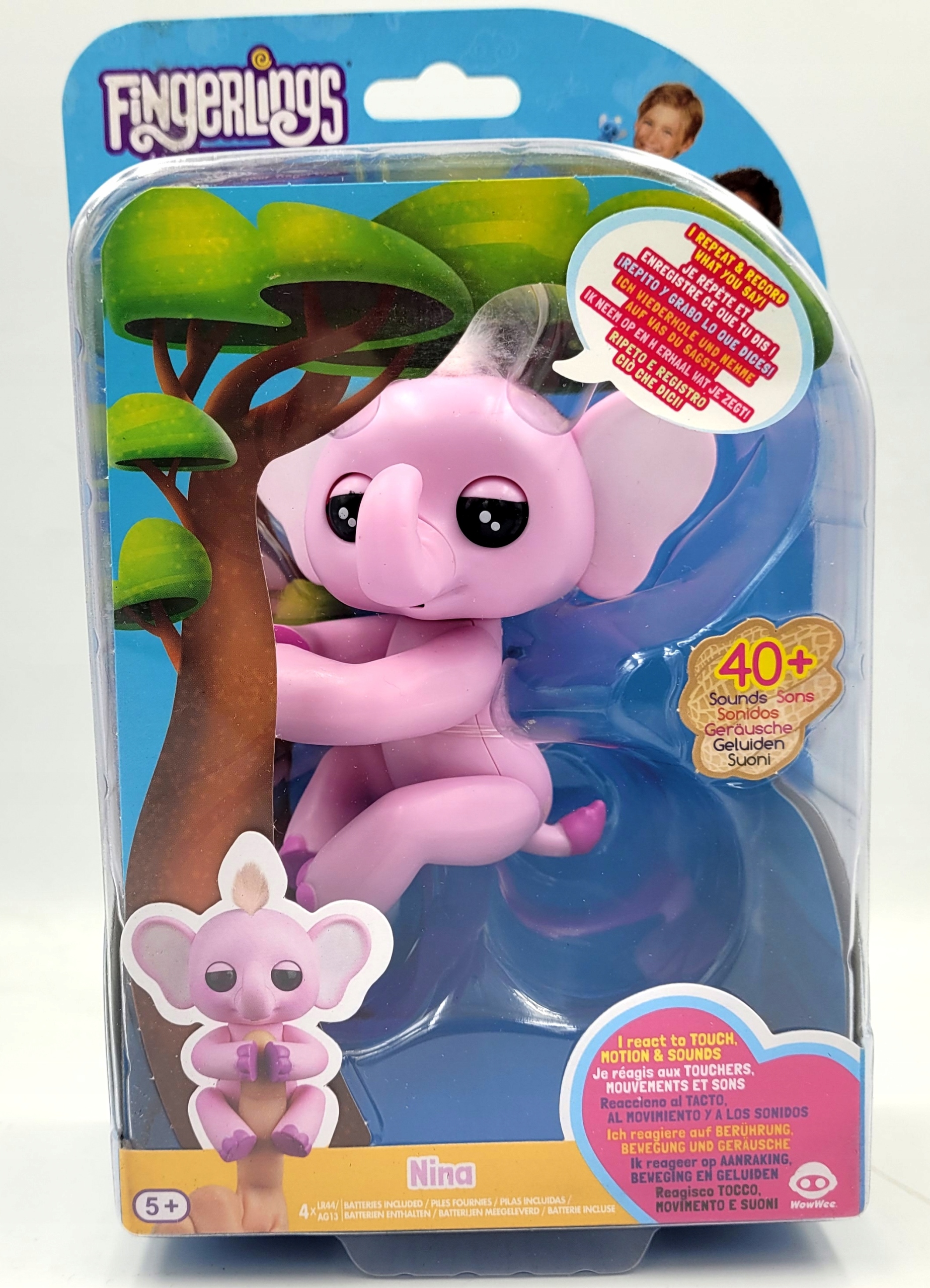 

Fingerlings Interaktywny Słoń Na Palec Nina