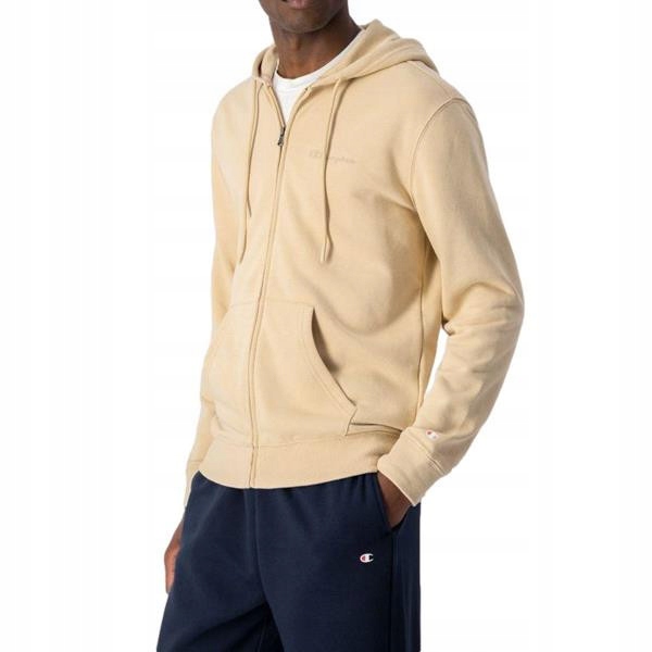 Pánská Mikina Champion 218537MS073 Hooded Full Zip Béžová 2XL