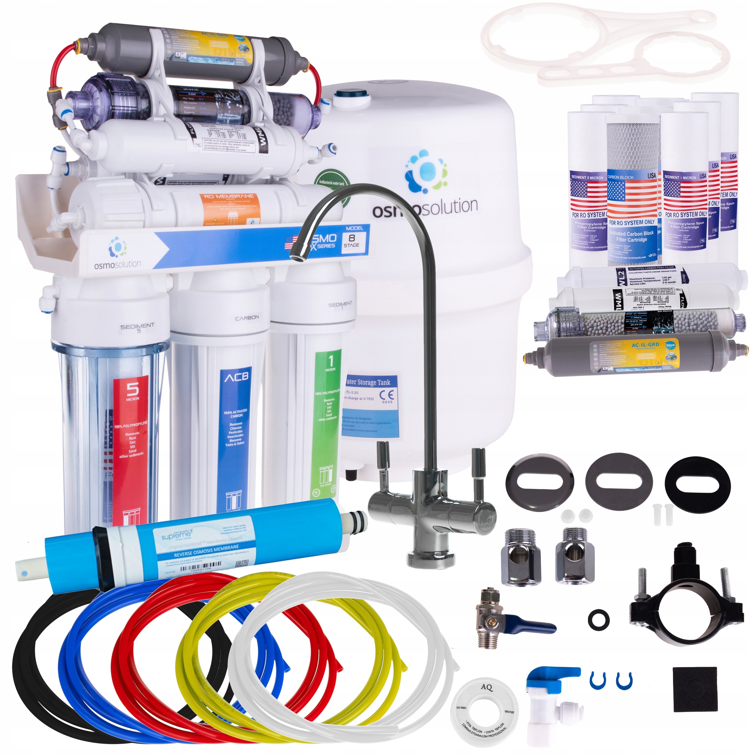 RO8 Odwrócona Osmoza Jonizator Strukturyzator