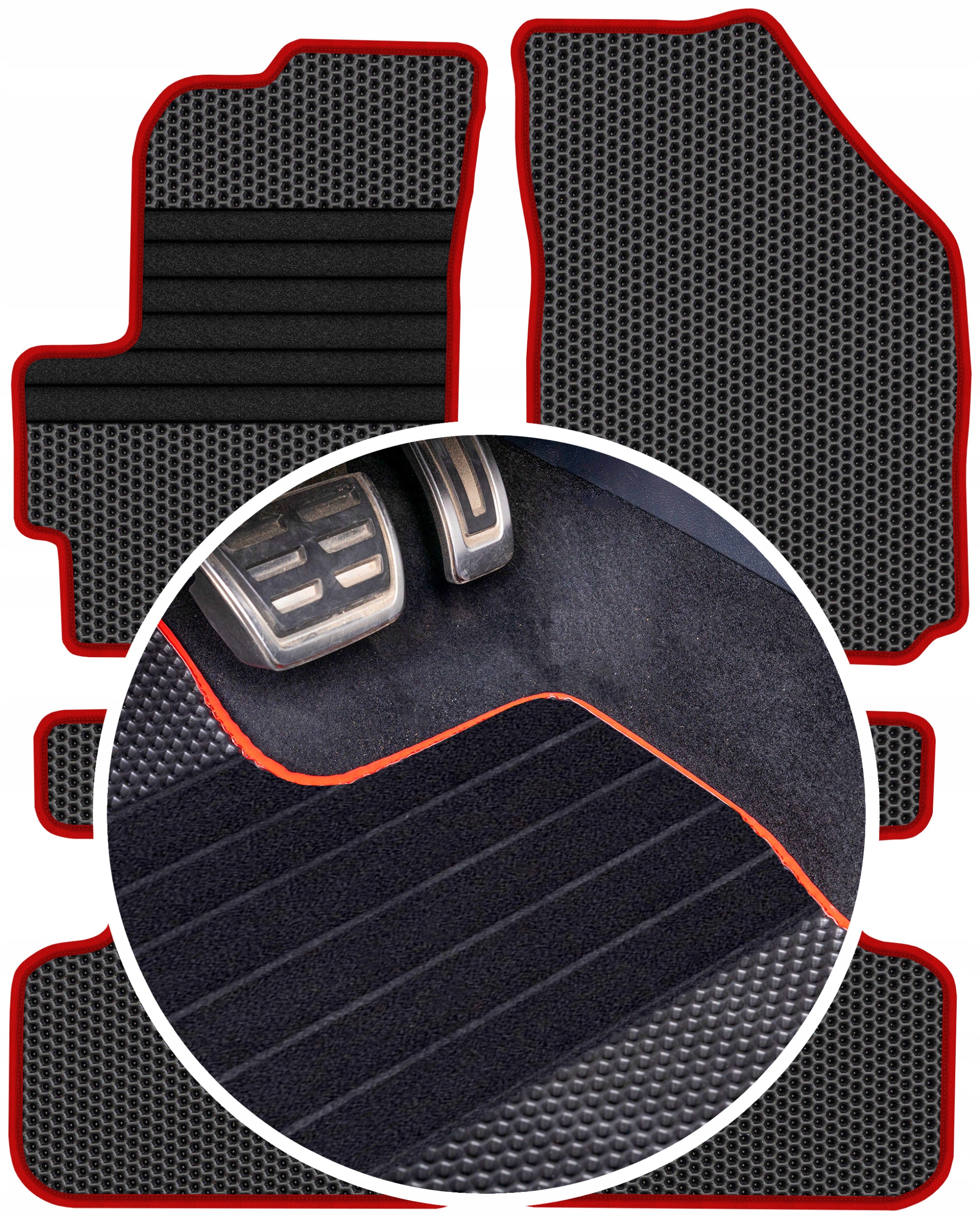 Chevrolet Matiz 2008-2011 Gumové rohože Eva Eternity Plastry Medu