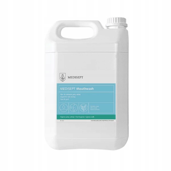 Medisept Mouthwash Płyn do Płukania Jamy Ustnej 5L Pompka Economic Pack
