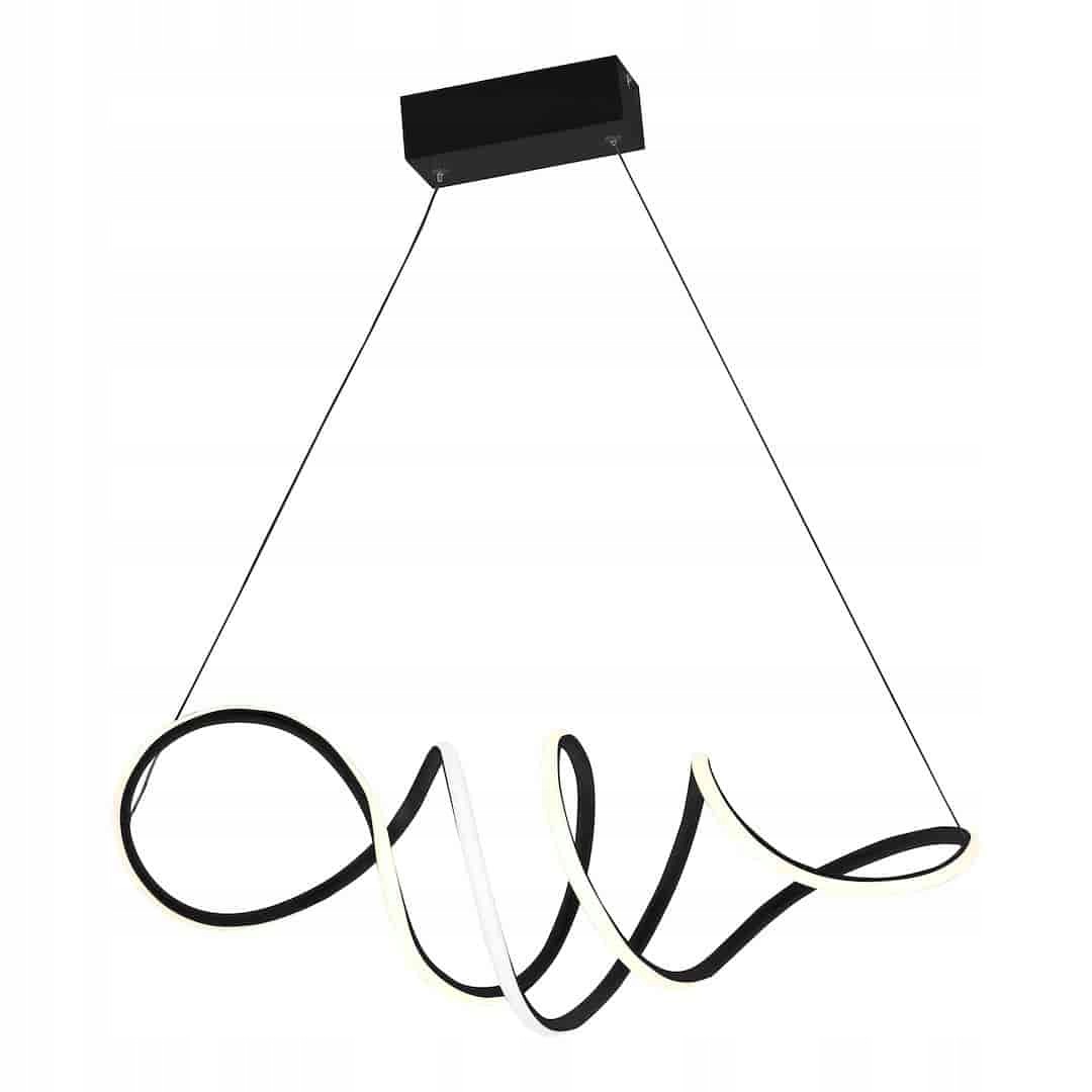 Závesná lampa Loca Black 56W Led
