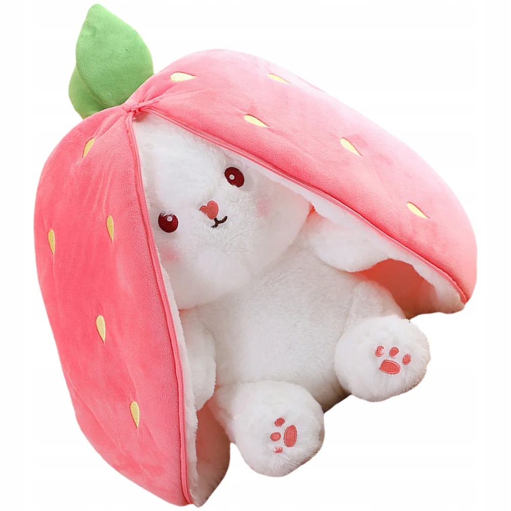 Królik Króliczek Truskawka Miś Misiek Pluszak Zabawka Pluszowa Maskotka 25 Szerokość produktu 16 cm