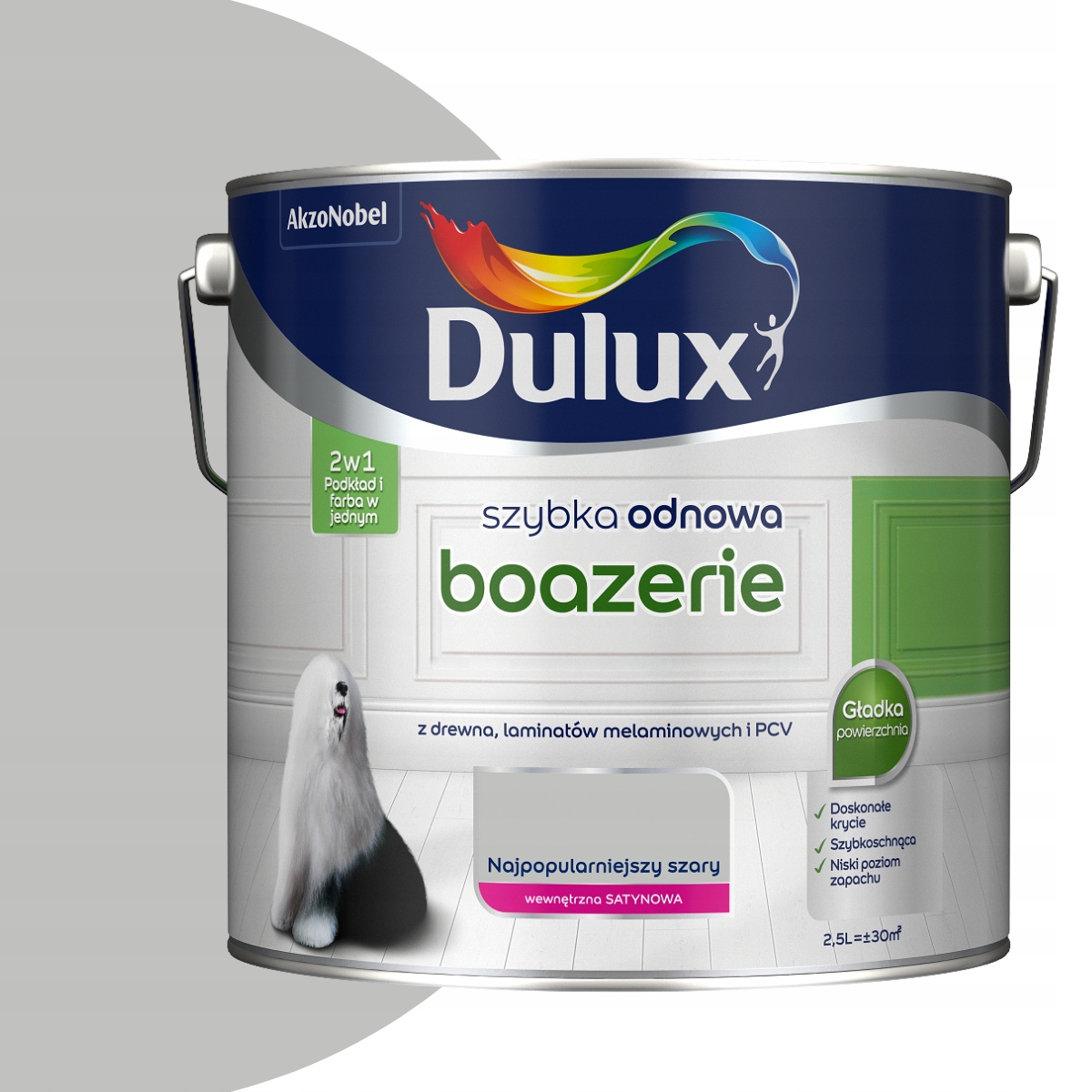Dulux Rychlá Obnova Boazerie 2,5L Nejpopulárnější šedá