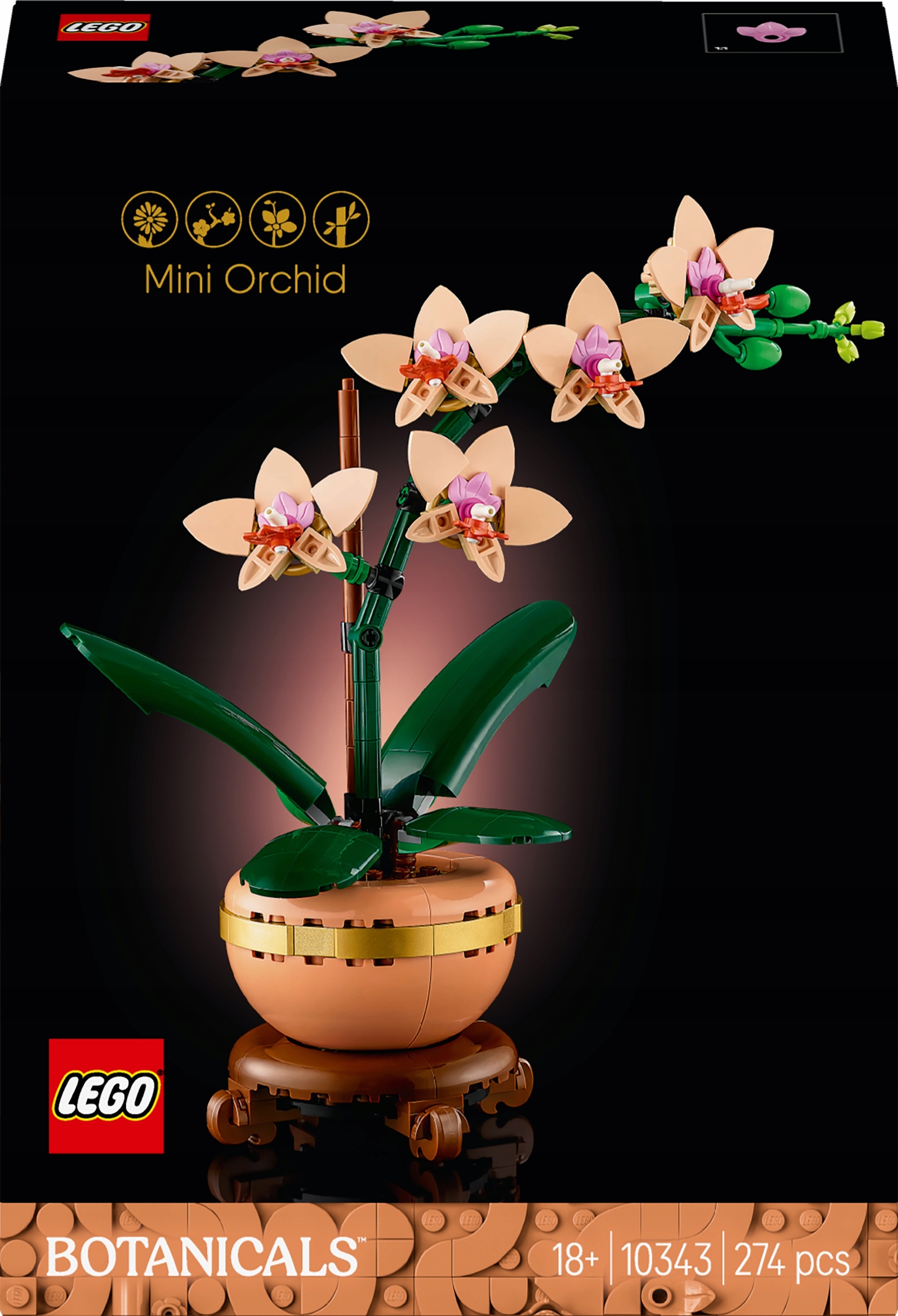 Lego Botanicals 10343 Mała orchidea