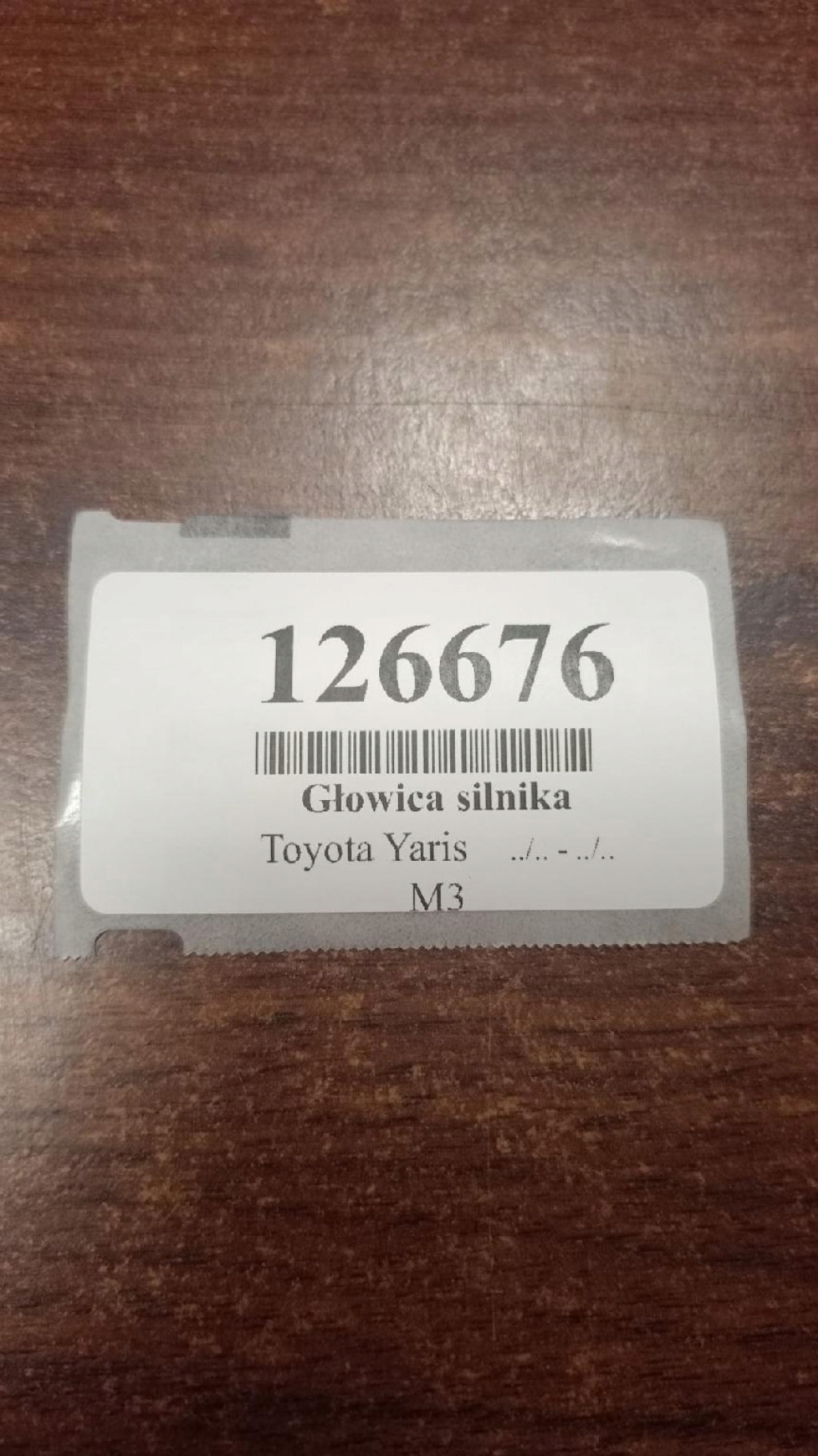 TOYOTA YARIS e 1.3 TESTATA Motore