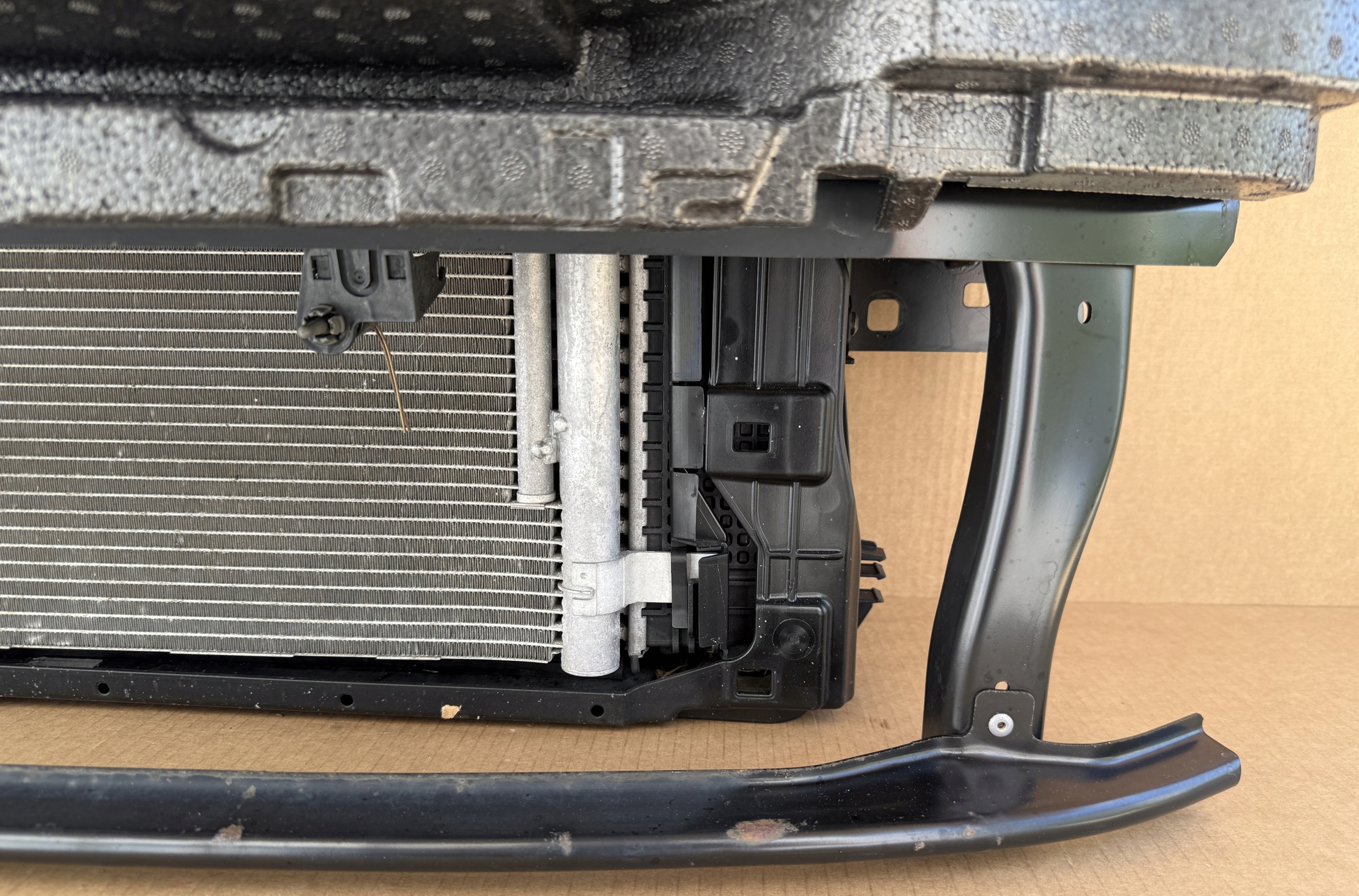 support panel for radiators radiator fan GOLF 7 VII GTI GTD before LIFT 2.0 TSI