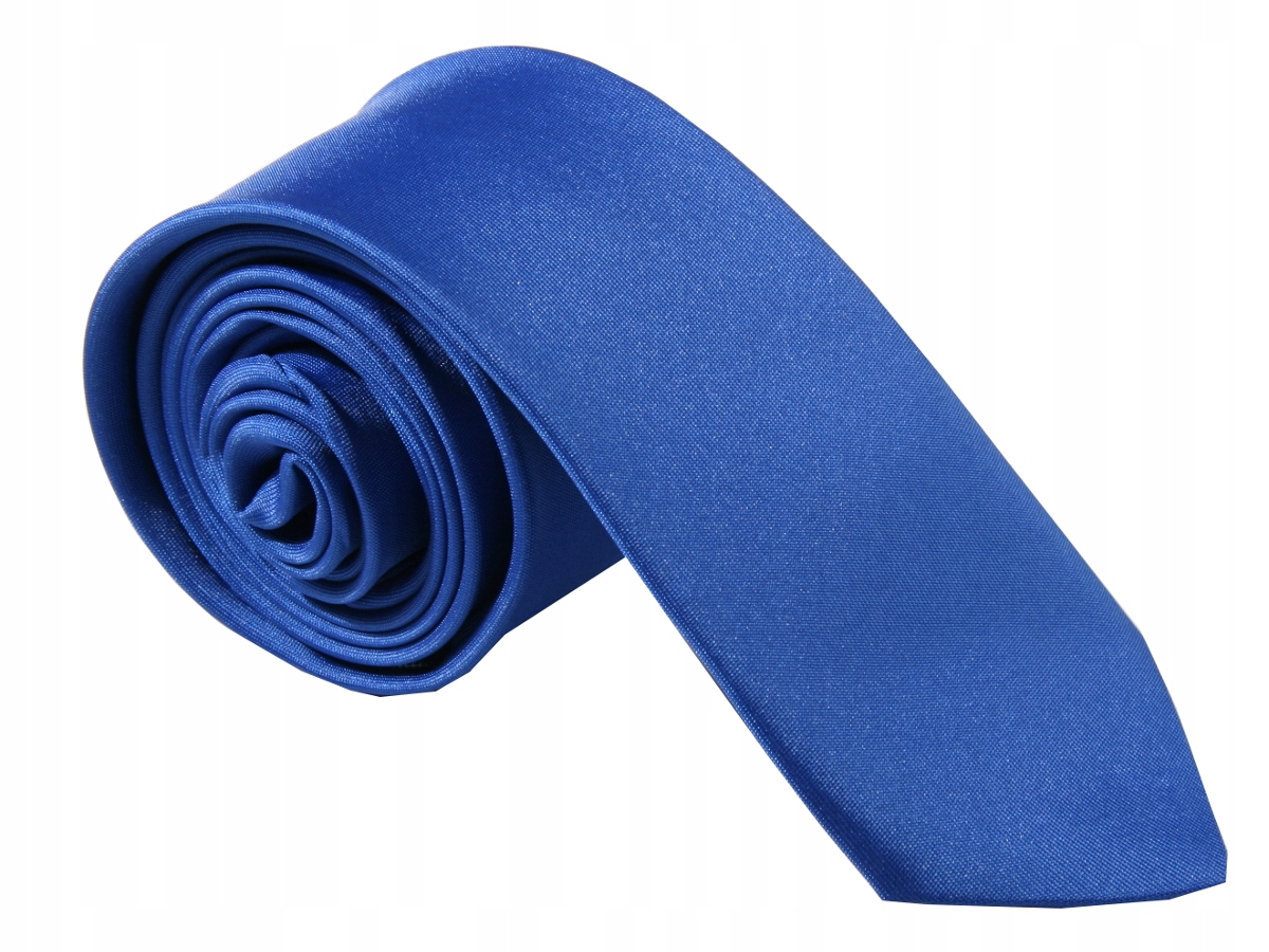 KRAWAT GŁADKI ŻAKARD CHABROWY