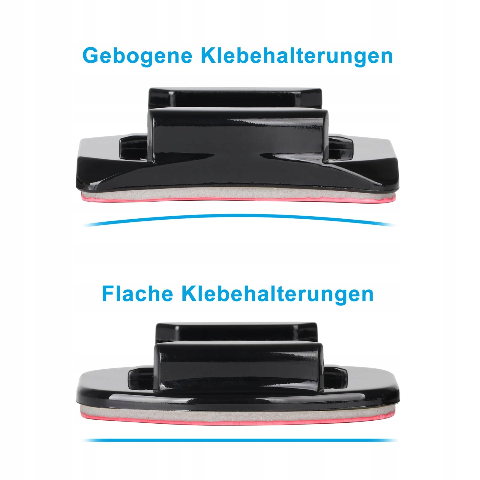 Zestaw Mocowań Kaskowych Do GoPro Klej 3M Śruby 12w1 Insta360 Osmo HSU — miniatura 3