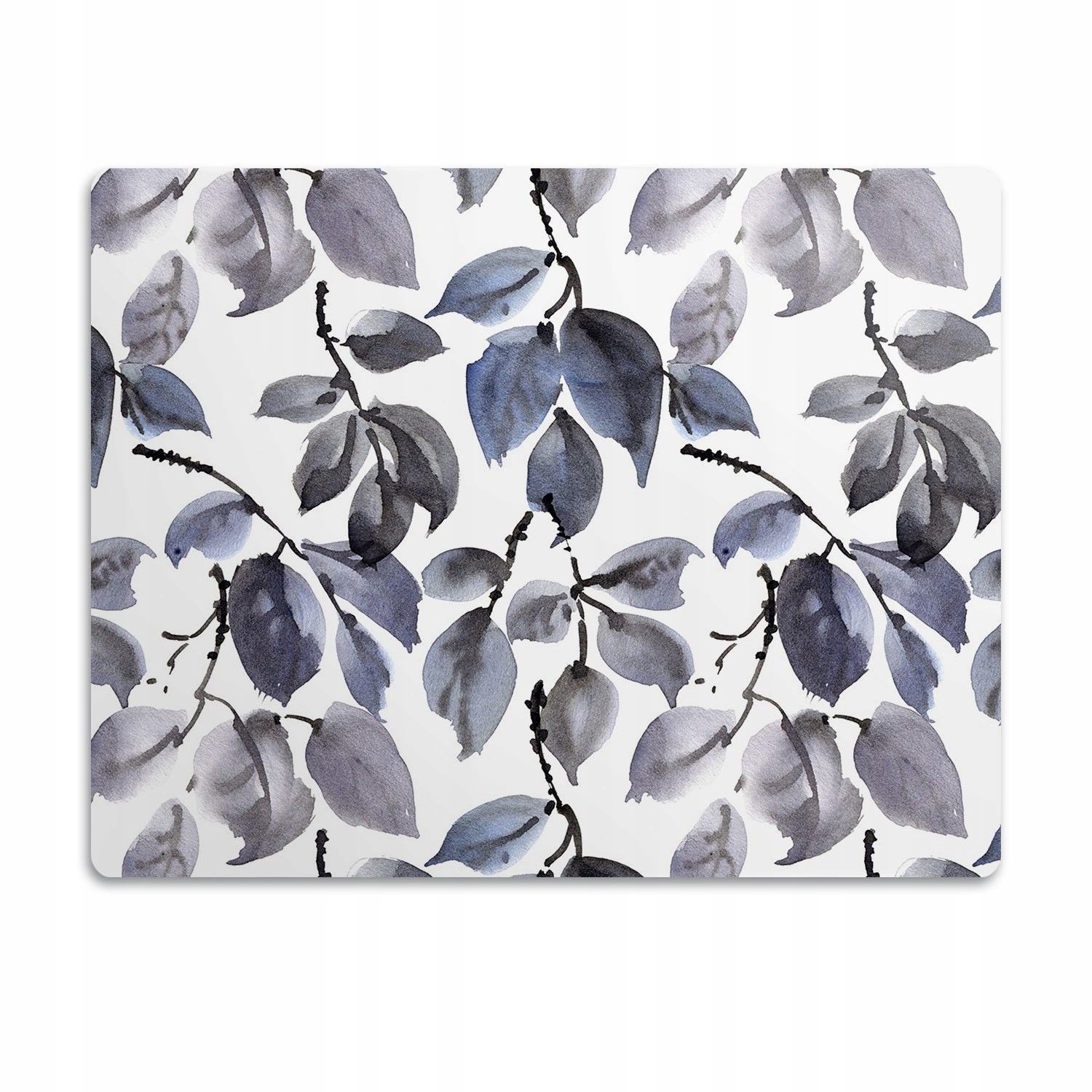 Podložka pro kočky psa pod misky Šedé větve 60x40 cm