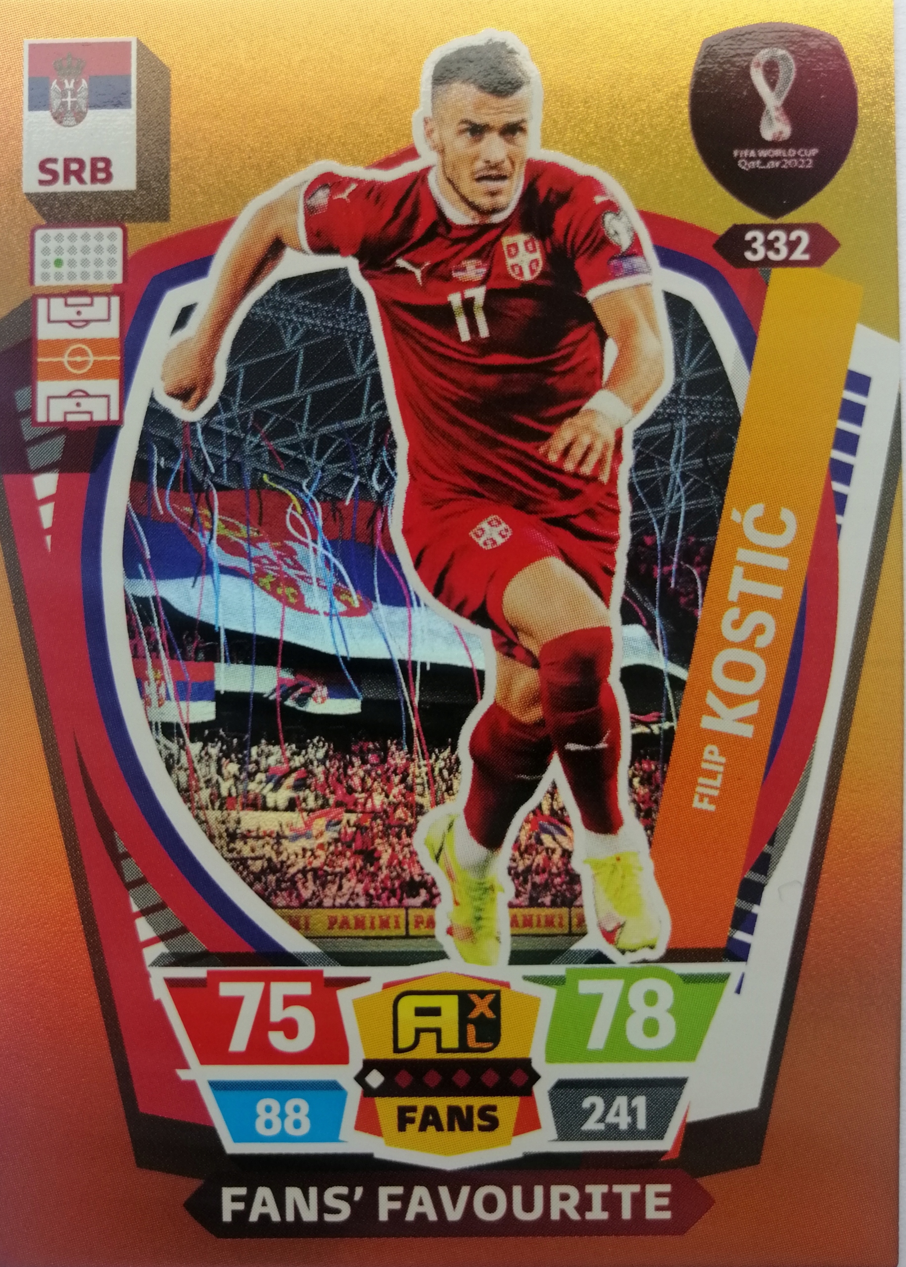 World Cup Qatar 2022 Fans Favourite 332 Kostic