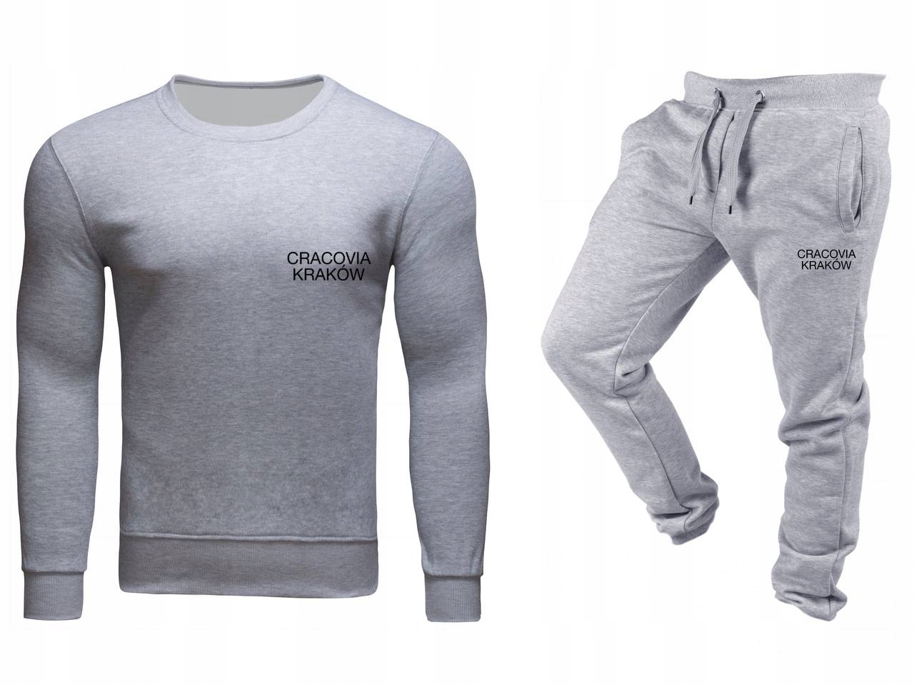 Tepláková Souprava Teplákovka Bez Kapuce Cracovia Krakov Šedá M