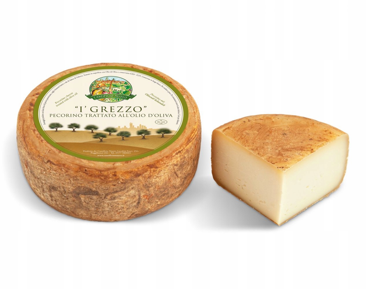 Włoski ser owczy w oliwie Pecorino Grezzo z Toskanii 1kg