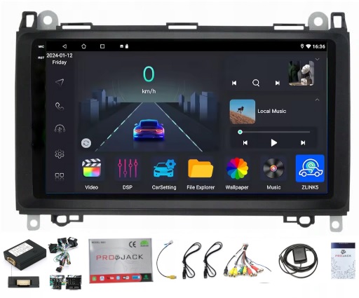Rádio Navigácia Carplay Mercedes W169 W245 2005-11 Wifi Android 4GB 64GB