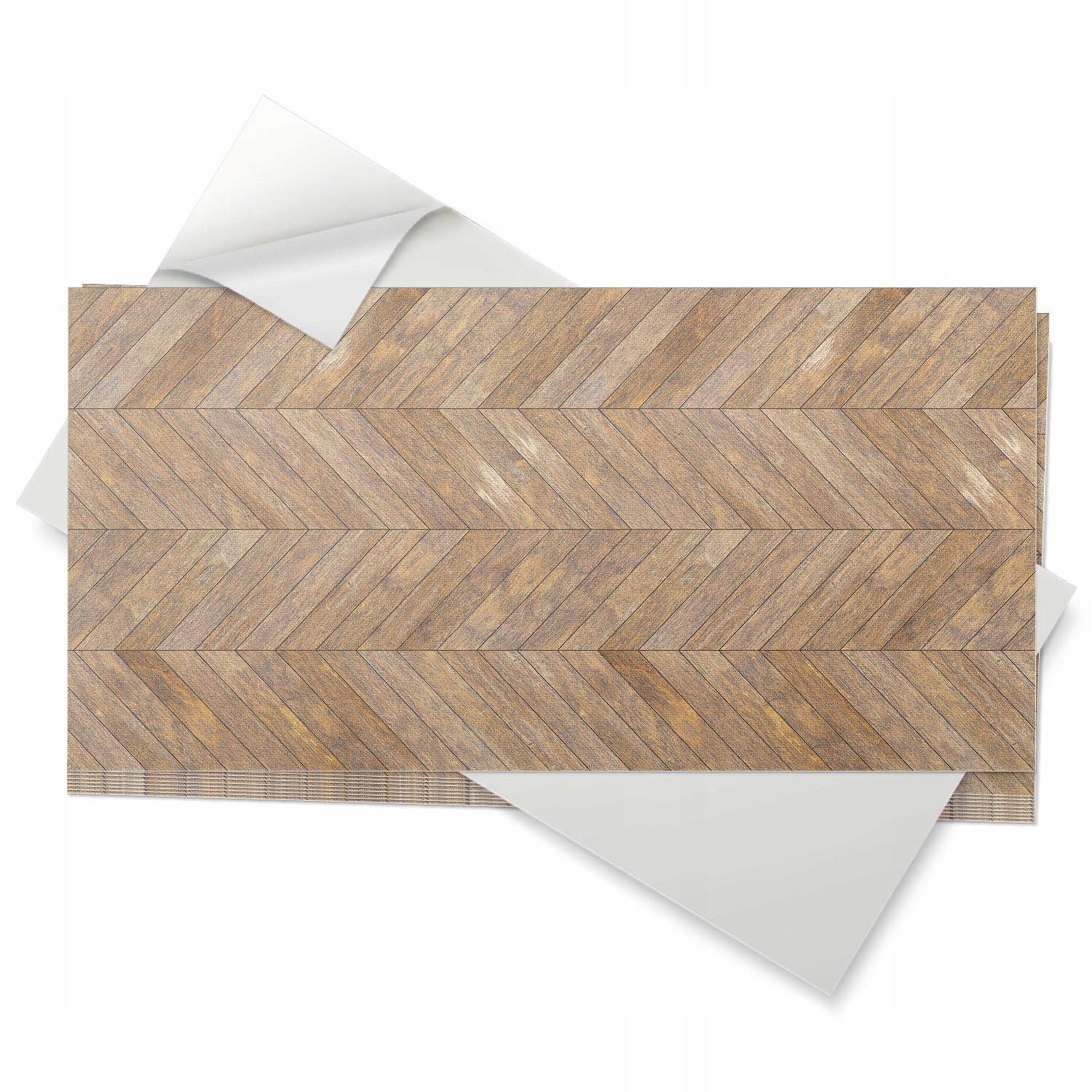 Nástěnné Pvc dlaždice Samolepící 10 ks 40x20 cm Vzor jedlového prkna
