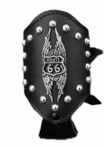 

Skórzany Uchwyt Na Napój N11 Z Ćwiekami Route 66