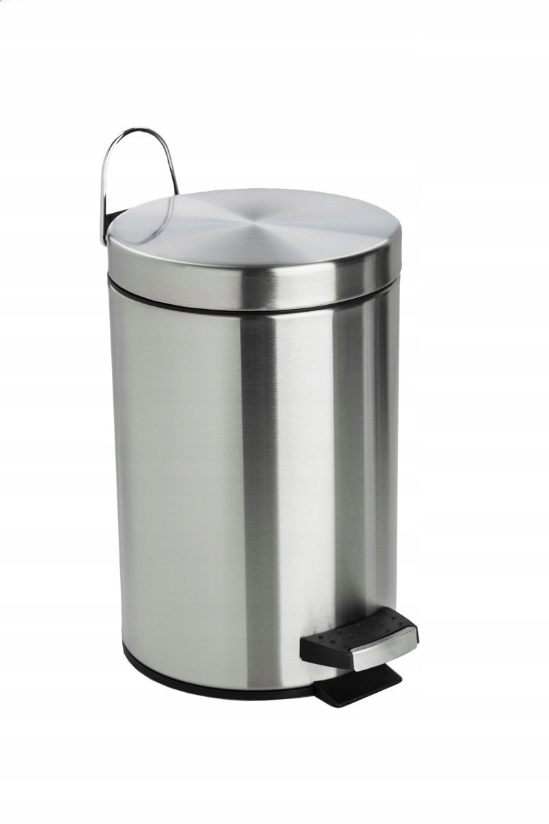 Levně Odpadkový koš ocel chromovaný Metlex 12 l stříbrný matný