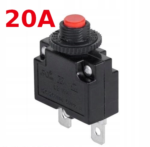 

Bezpiecznik wyłącznik termobimetaliczny MR1 20A