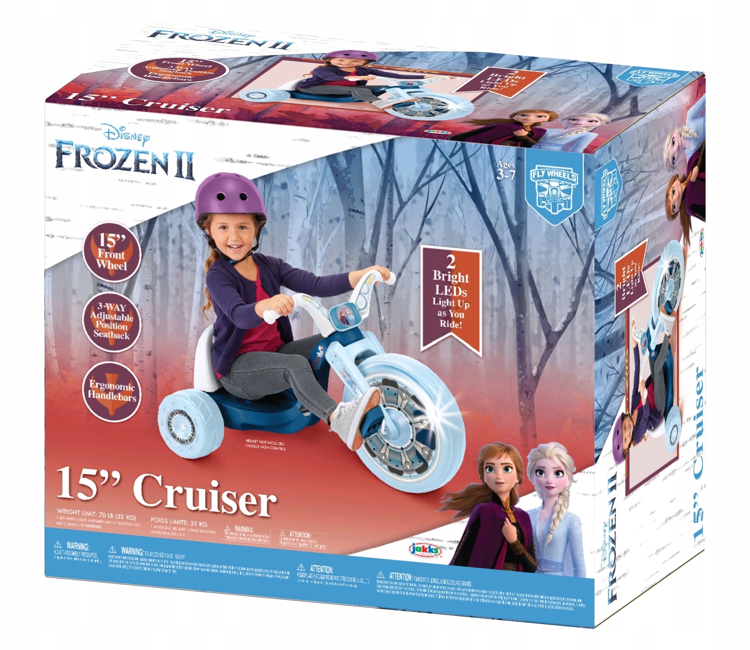 Jakks Rowerek dziecięcy 3-kołowy Frozen II 601351