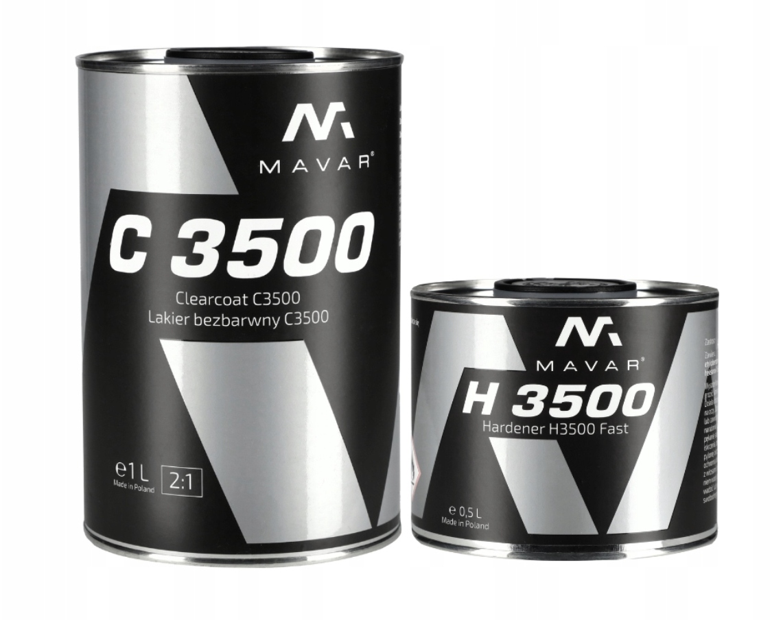 

Mavar C3500 Lakier Bezbarwny 2K Sr 1L 0,5L Fast