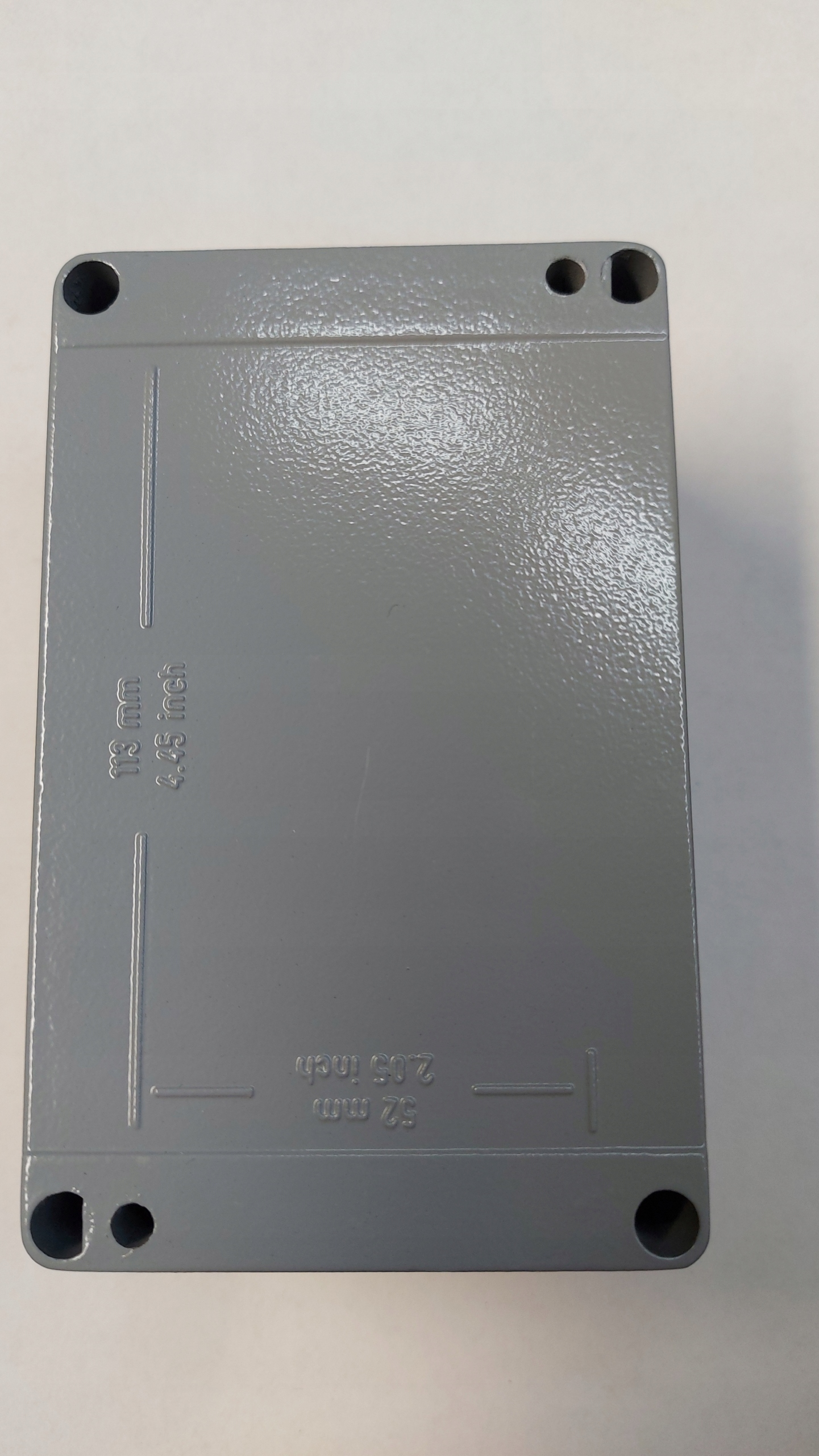 Hliníkové pouzdro Rose Systemtechnik 01081306 A110, hliník 80x125x57