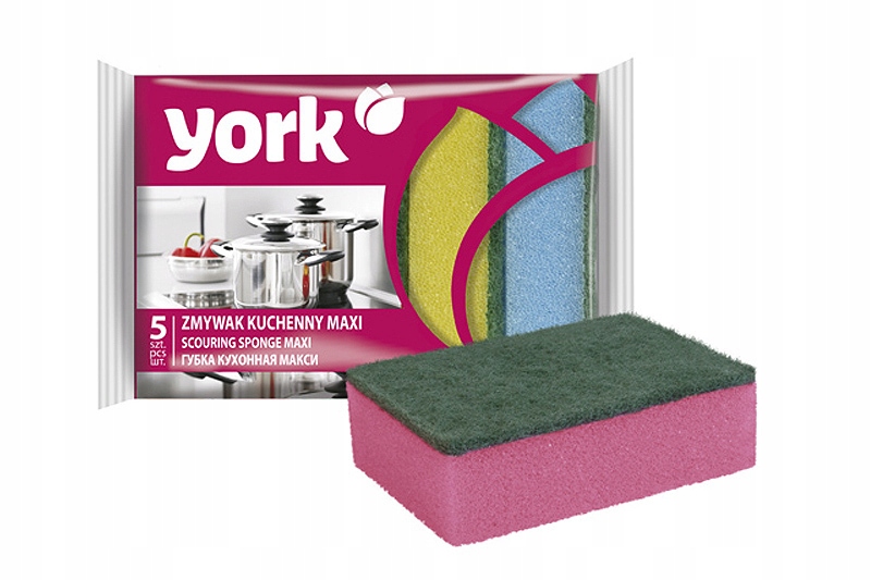 

York maxi zmywaki kuchenne 5 szt