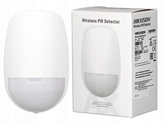 Detektor pohybového senzoru Pir pro alarmy Ax Pro Hikvision DS-PDP15P-EG2-WE