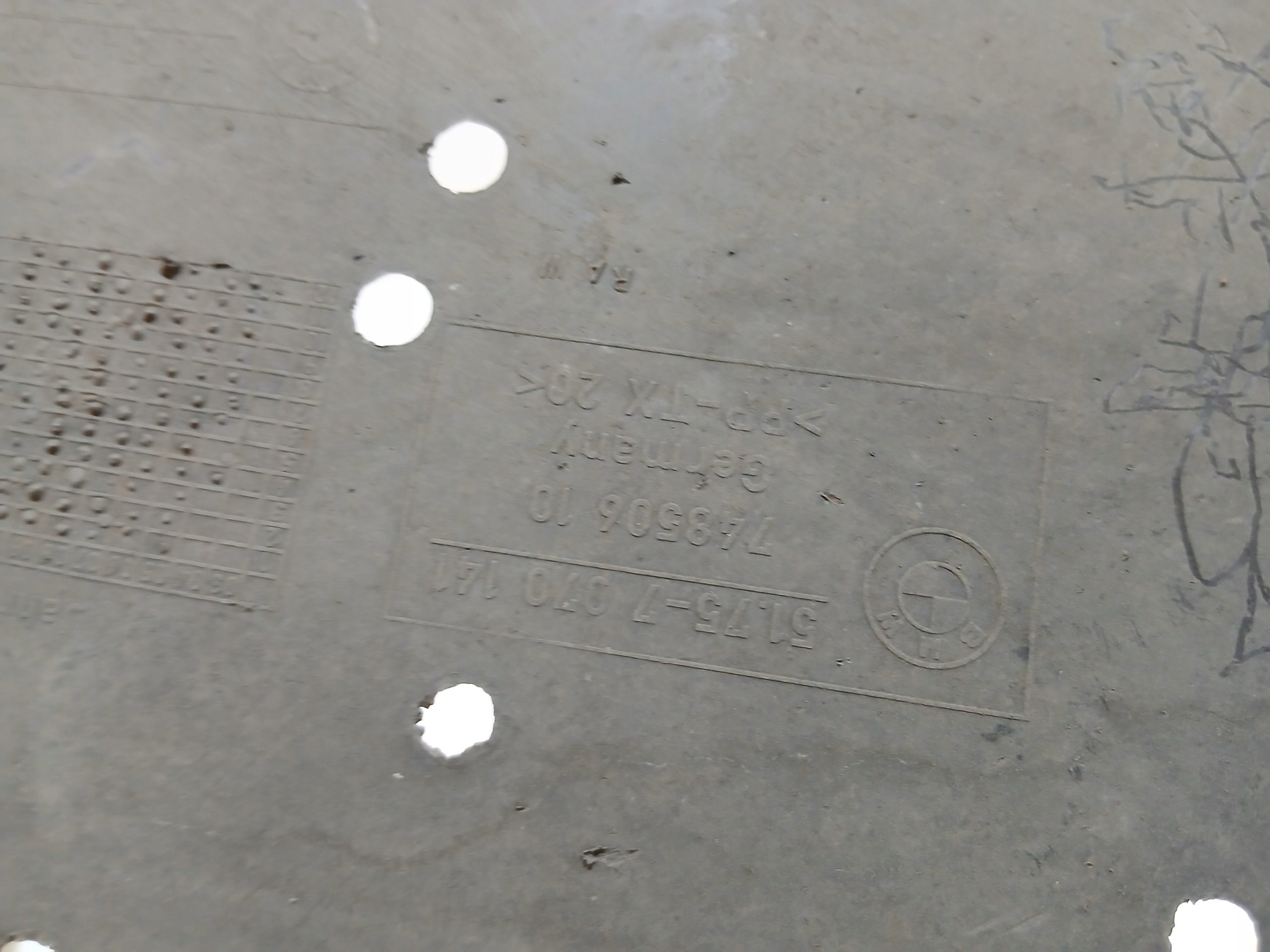cover chassis BMW E90 E91 LIFT M PAKIET 7070141