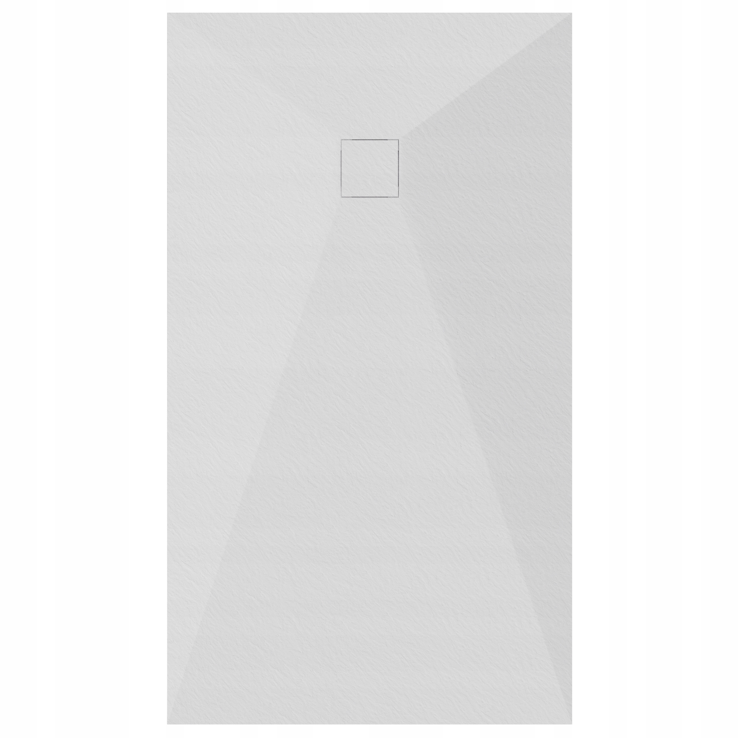 Sprchová Vanička Obdélníková 180x90 Kamenný Vzor 2,6 CM Bílý Sifon