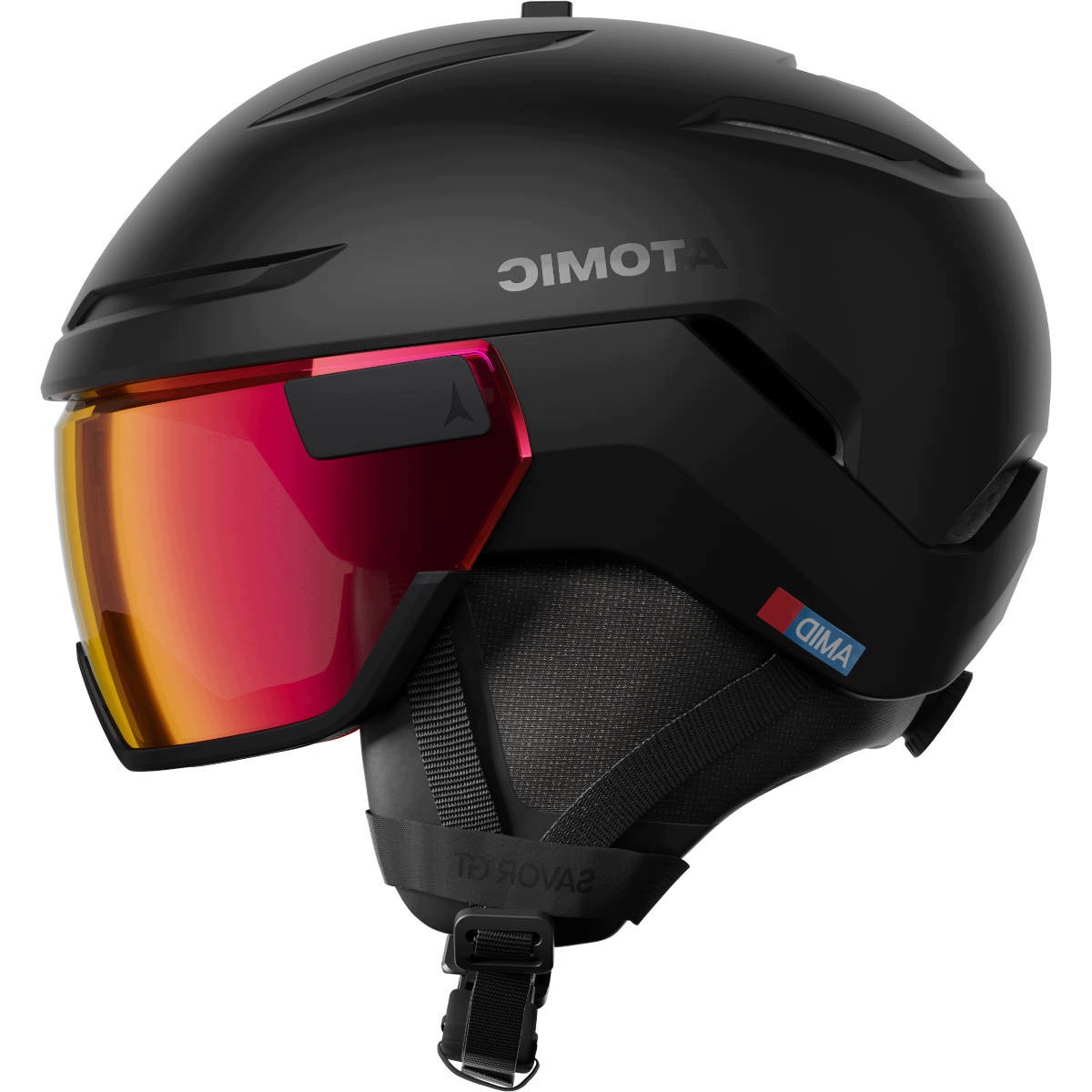 Kask z przyłbicą szybą Atomic Savor Gt Amid Visor Photo Black Fotochrom