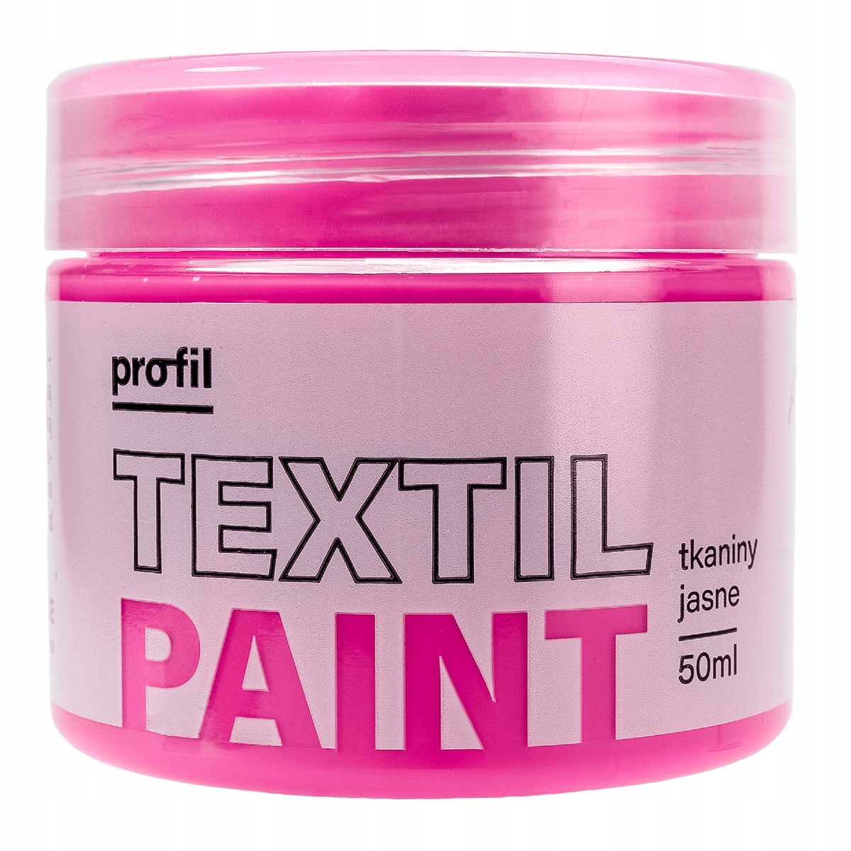

Farba do tkanin jasnych Profil 50ml róż