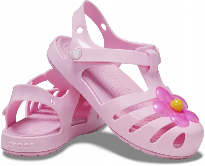 CROCS SANDAŁKI DLA DZIEWCZYNKI ISABELLA CHARMS RÓŻOWE DZIEWCZĘCE R. 22.5 Marka Crocs
