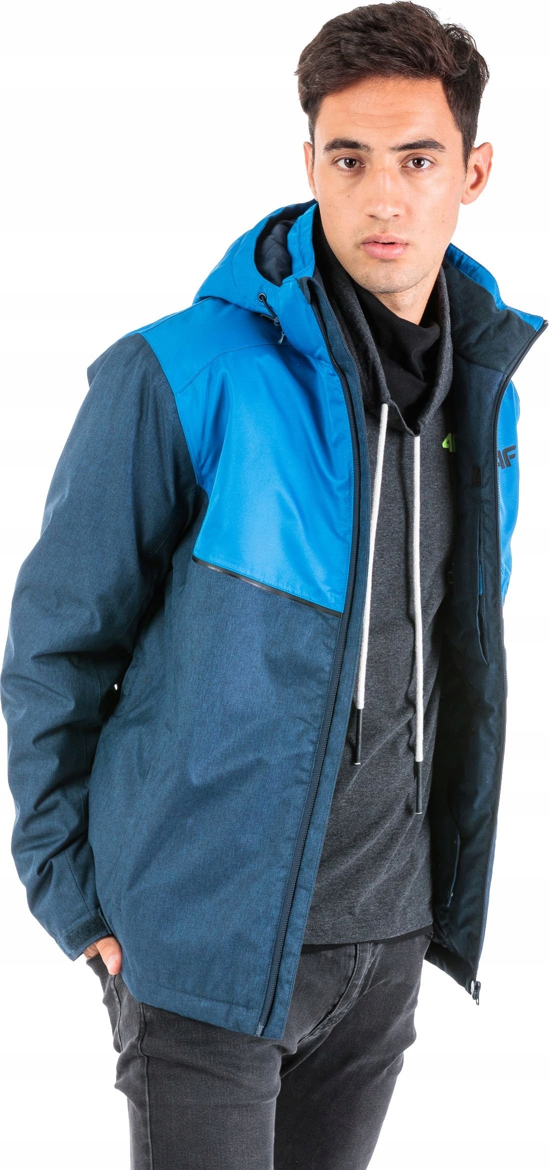 

Kurtka Zimowa męska 4F narciarska z kapturem