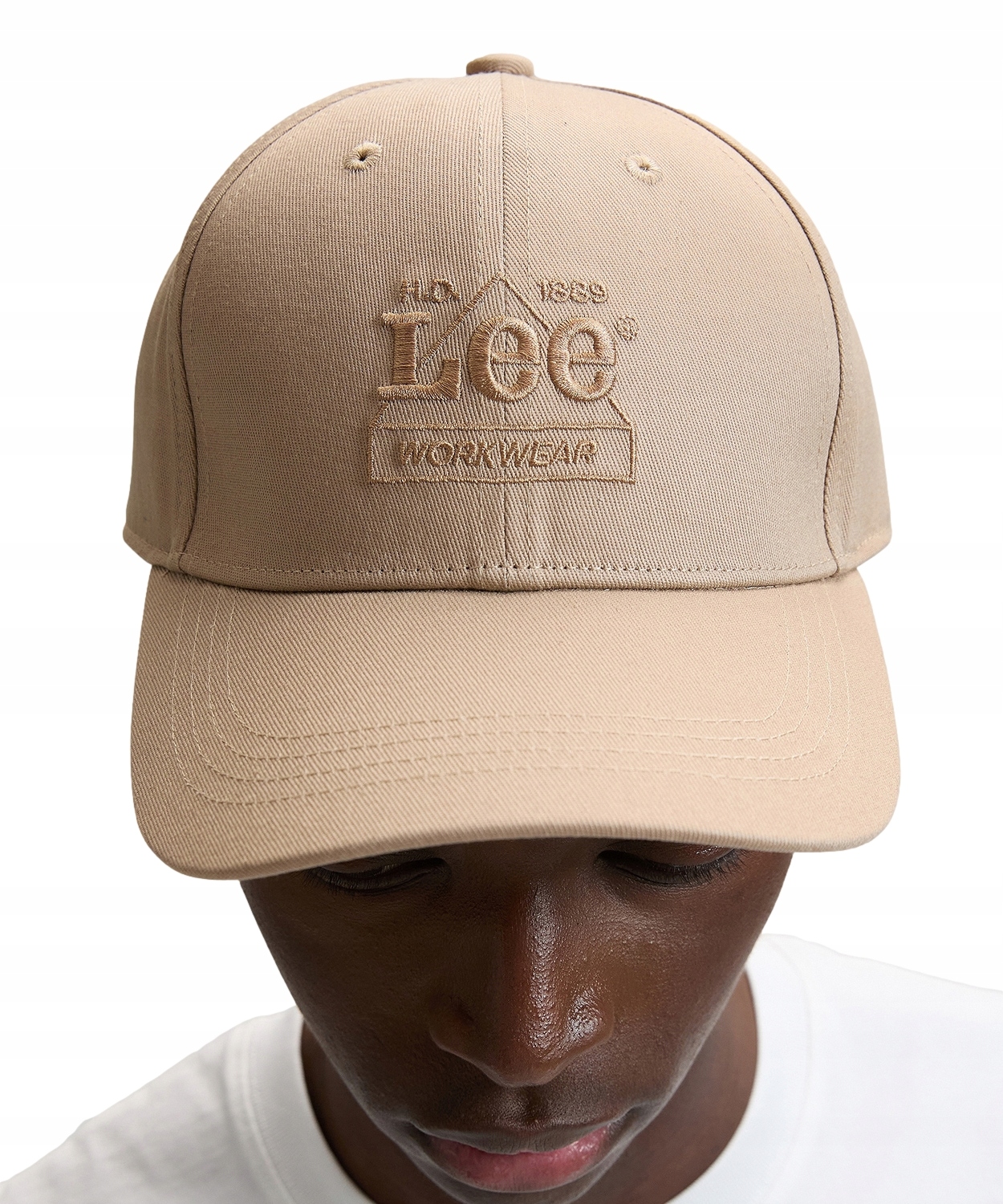 Čepice Lee Ww Embroidery Cap 112377728 Perfect Khaki One Size