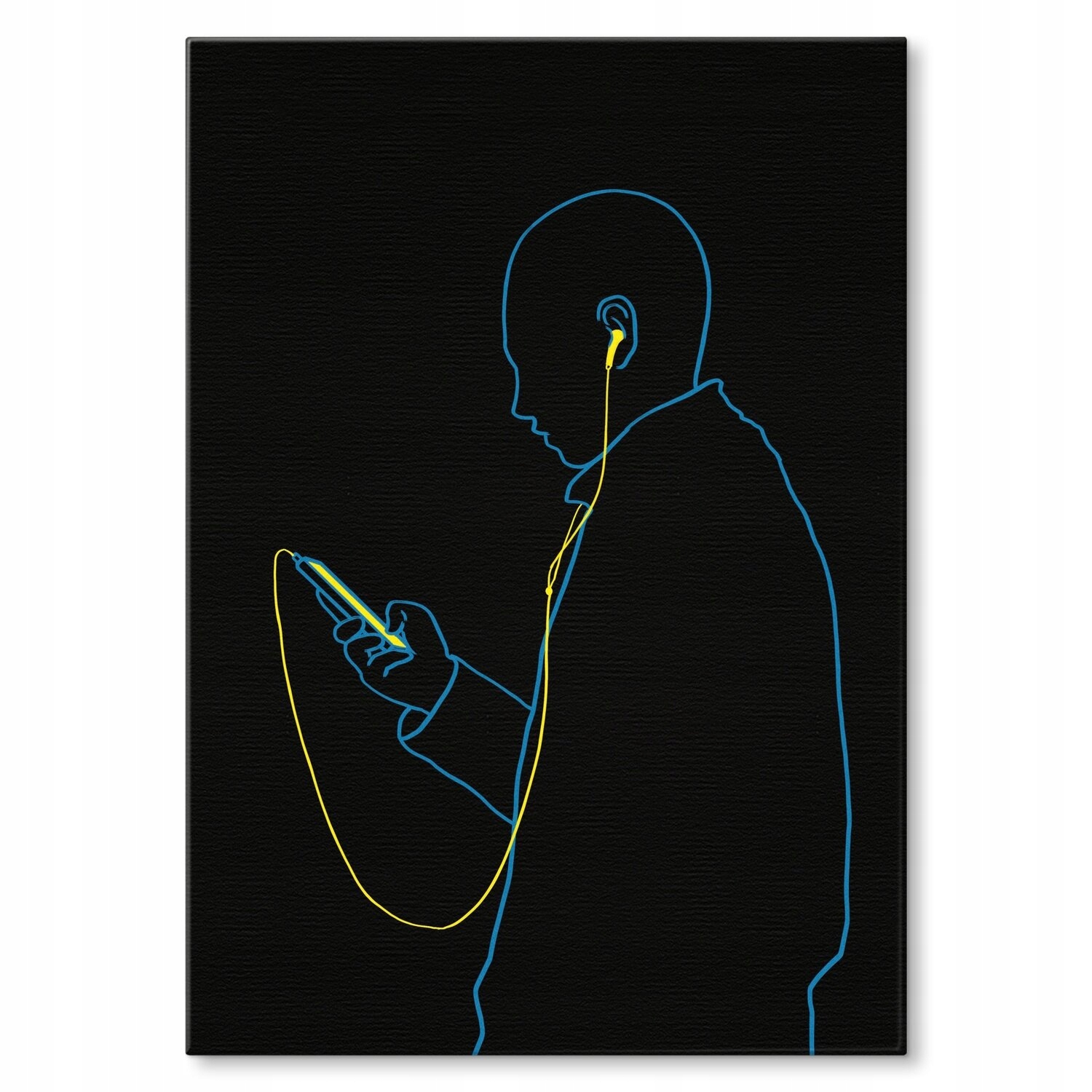 Kovový plakát pro muže s telefonem Dárek 30 x 42 cm