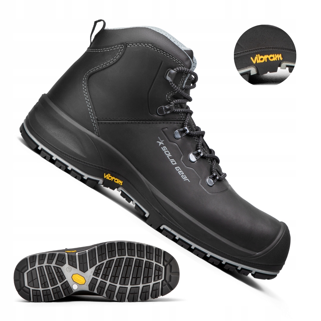 Skórzane Niezawodne Buty Robocze Bhp Solid Gear Apollo S3 Vibram r.41