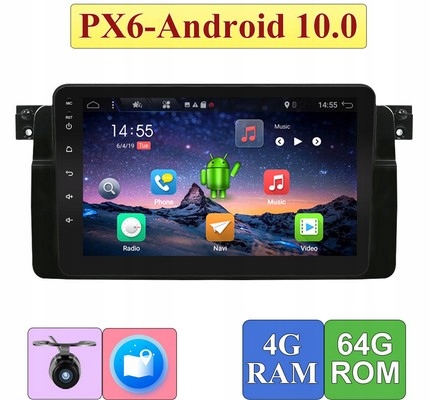 Radio 8" BMW e46 Android 12 GPS PL +kam. wifi