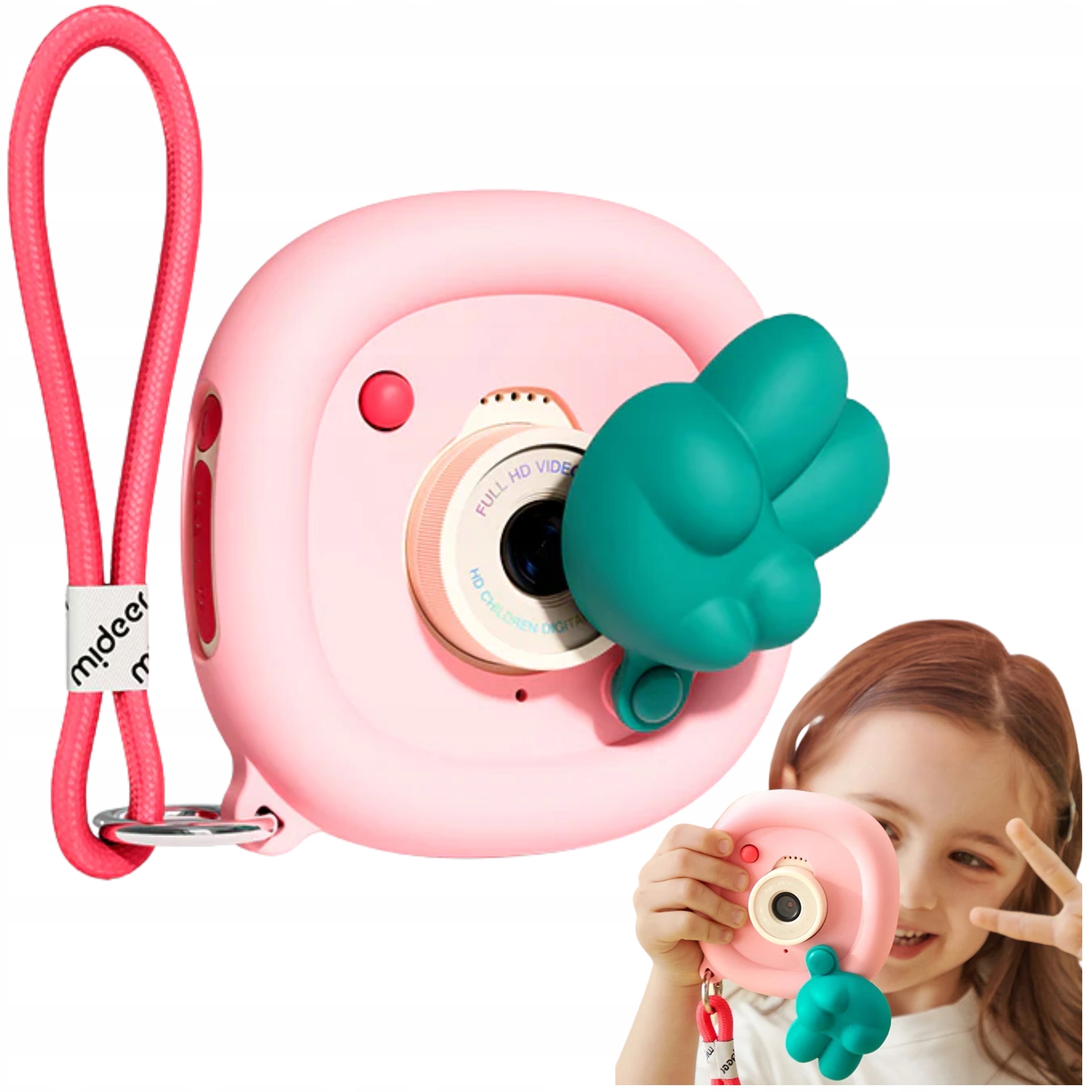 Dětský digitální fotoaparát Mideer Say Cheese! Růžový Hračka