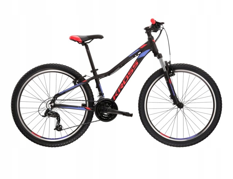 Rower Mtb Kross Lea 2.0 rama 17 cali koło 27,5 21 biegów czarny fioletowy